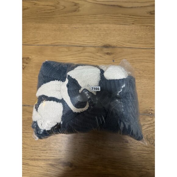 Cabelas Women's Knit Button Cardigan Sweater Jacket Teal Blue Size S Sherpa Hood - Picture 14 of 14